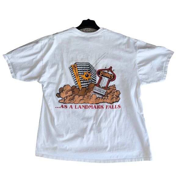 Vintage Treasure Island Casino Tshirt Hotel Demolition Las Vegas T-Shirt XL - Picture 7 of 8